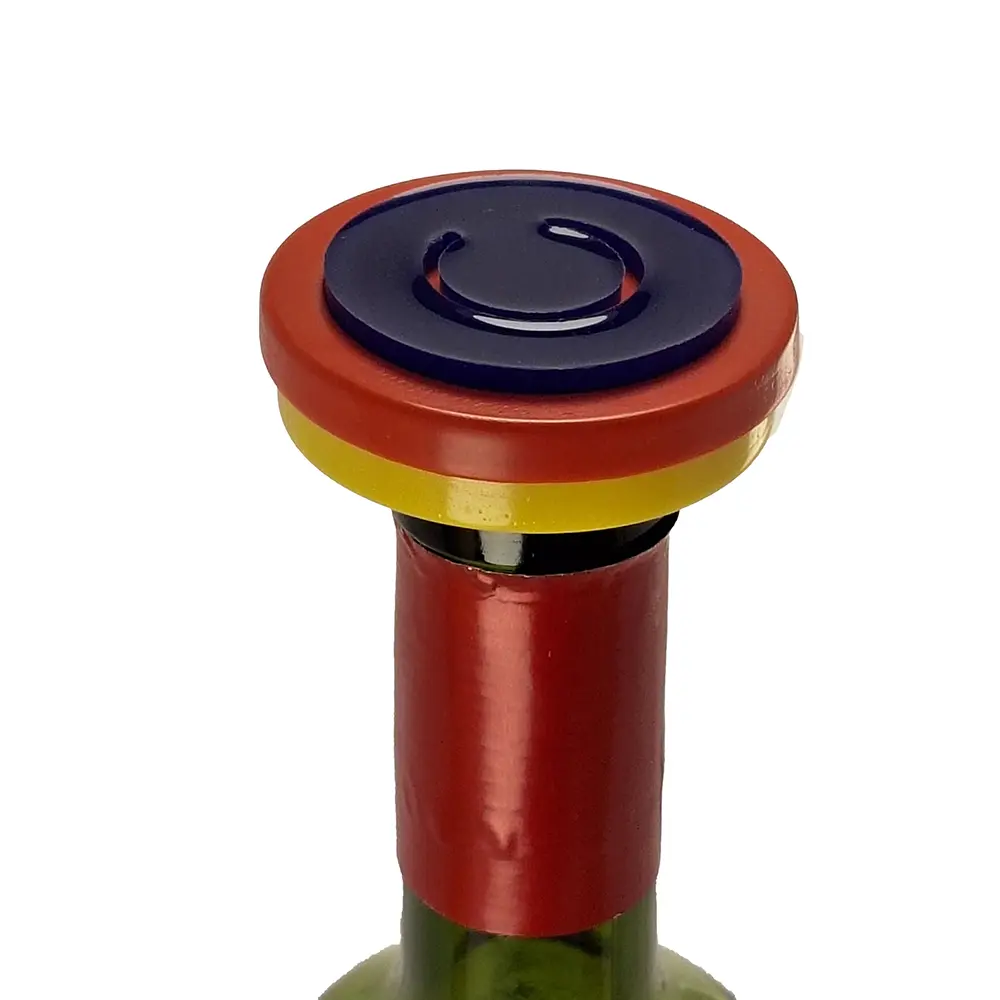 aPraktika Vacuum Stopper for Threaded and Traditional Wine Bottles, with Rim